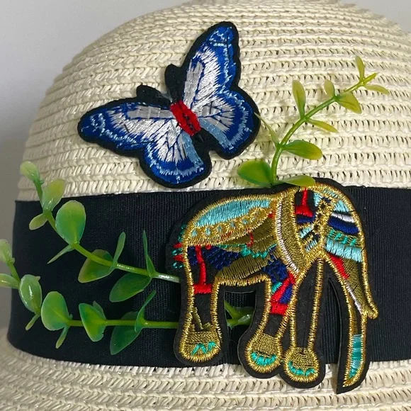 Boho Elephant Summer Beach Hat